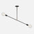 Balance Pendant Light - Angle 1 - Matte Black with Aged Brass
