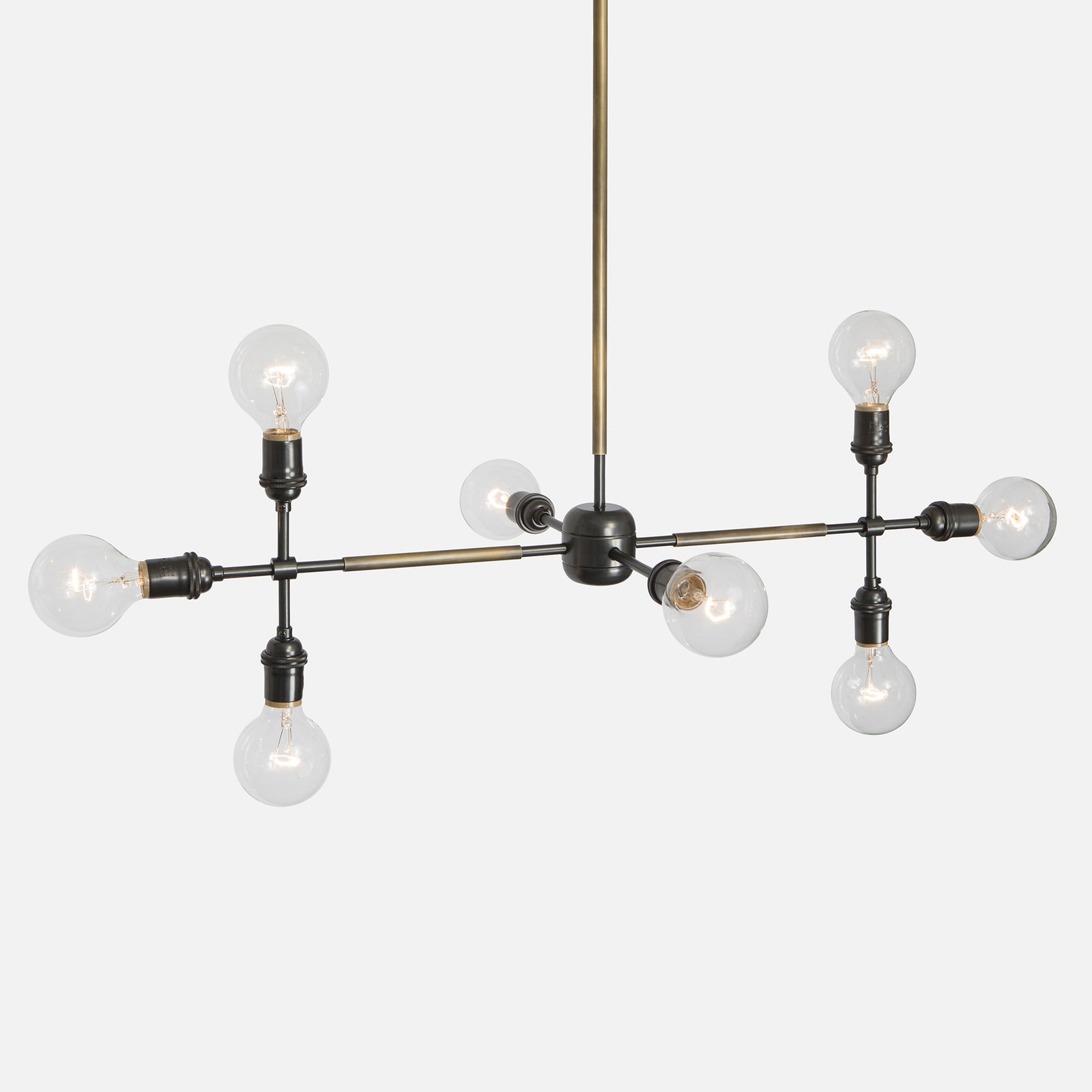Linear Chandelier - 8 Bulb