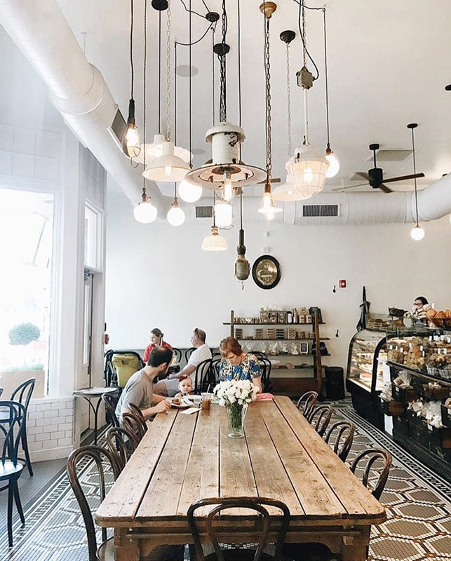 Tatte Bakery Pendant Light Installation