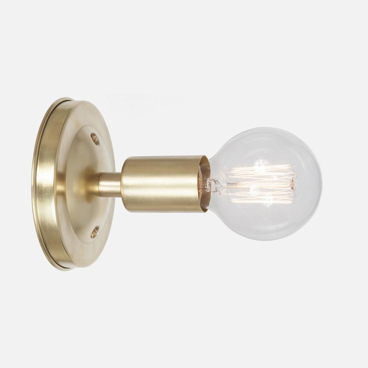 Exposed bulb wall light cheap