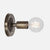 Bare Bulb Wall Sconce - Vintage Brass
