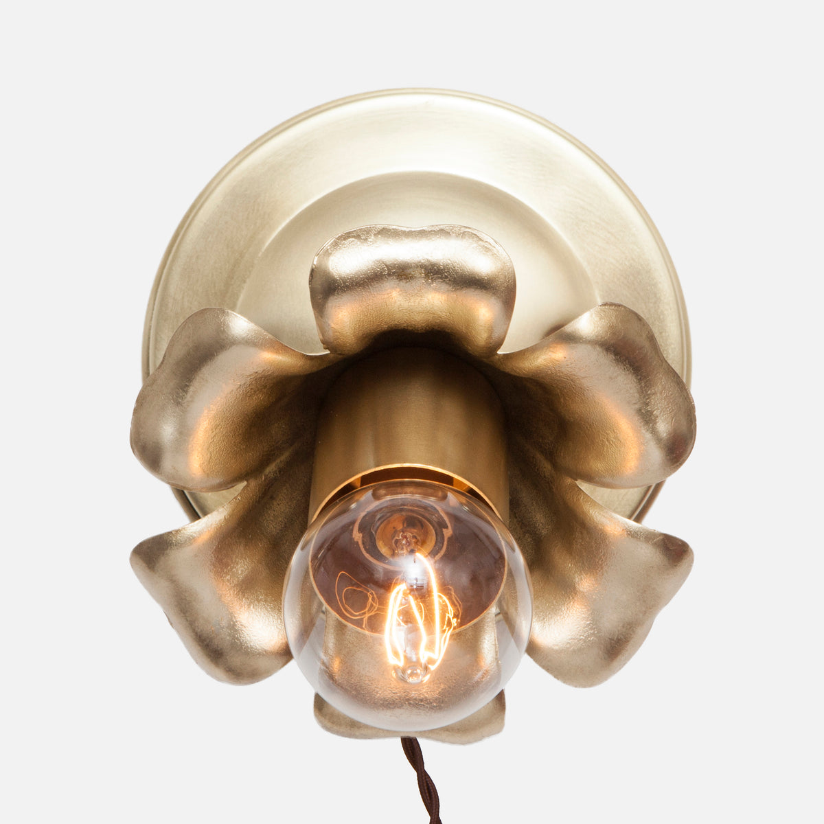 Bloom Wall Sconce - Satin Brass