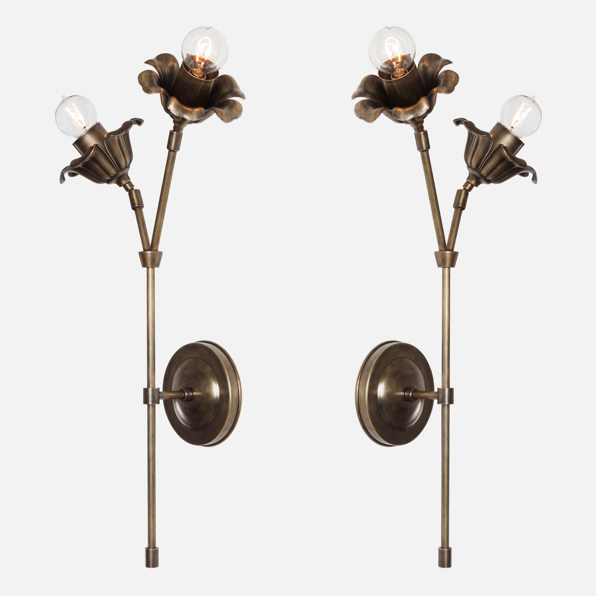 Bloom Wall Sconce - Double Stem