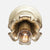 Bloom Flush Mount Wall Sconce - Hardwire - Raw Brass Patina