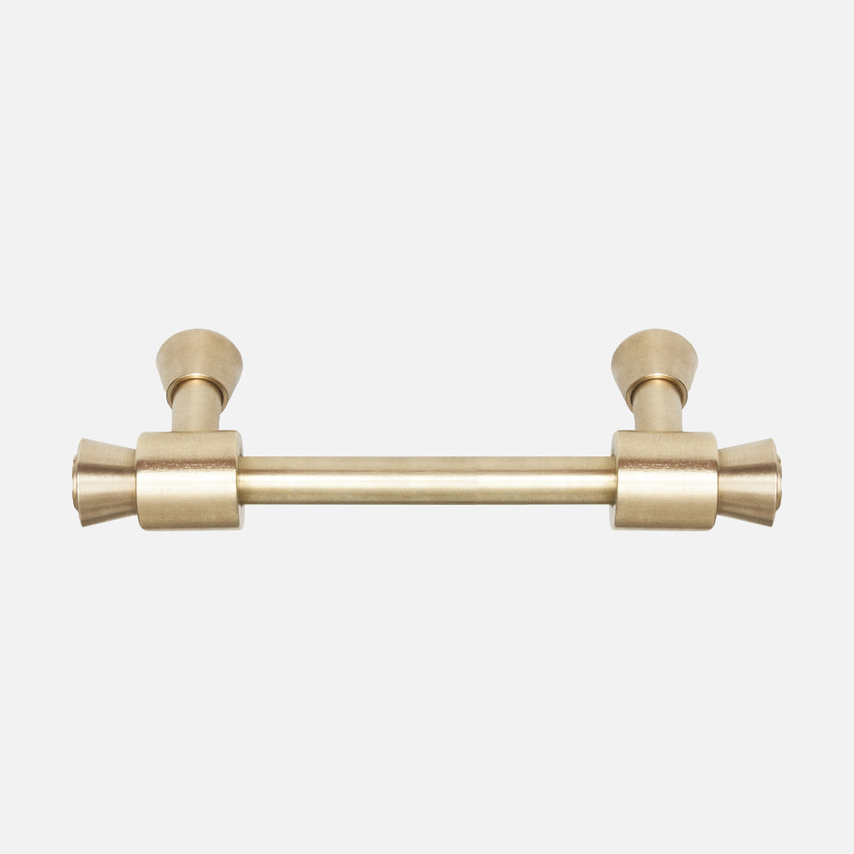 Brancusi Drawer Pull Raw Brass 5&quot;, 6&quot;, 7&quot;
