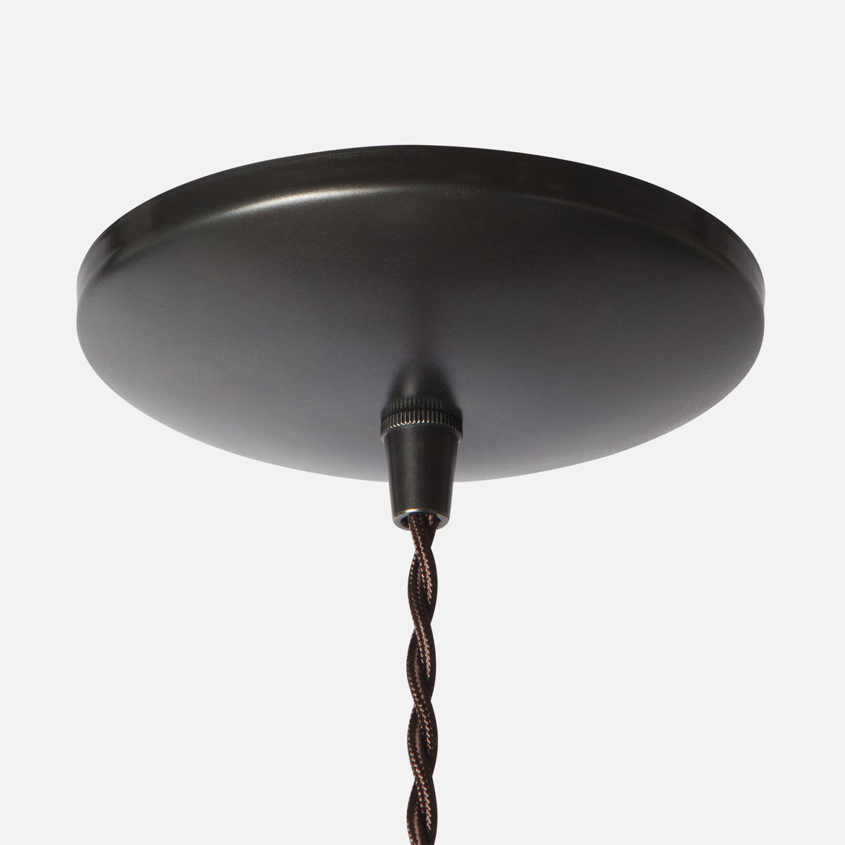 Brancusi Double Dome Pendant Light - Dome Canopy