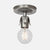 Fleurette Flush Mount Ceiling Light - Vintage Silver