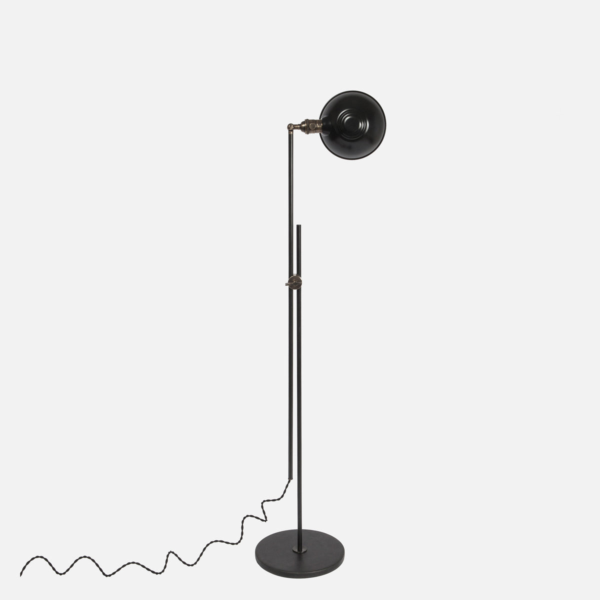 Otis Articulating Floor Lamp w/ Rotating Parabolic Shade