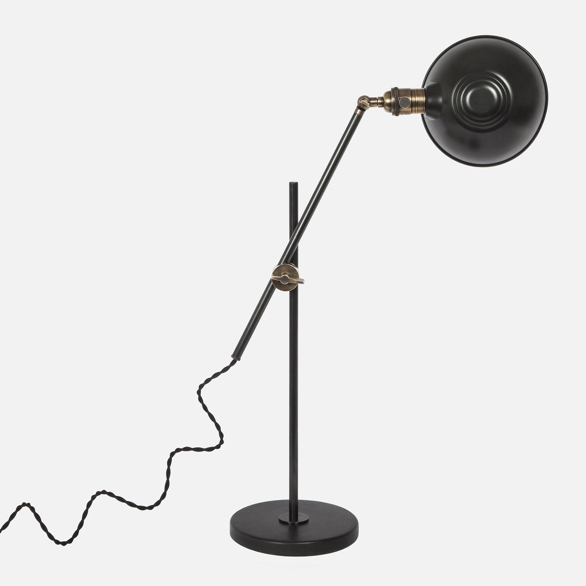 Otis Articulating Table Lamp with Parabolic SHade