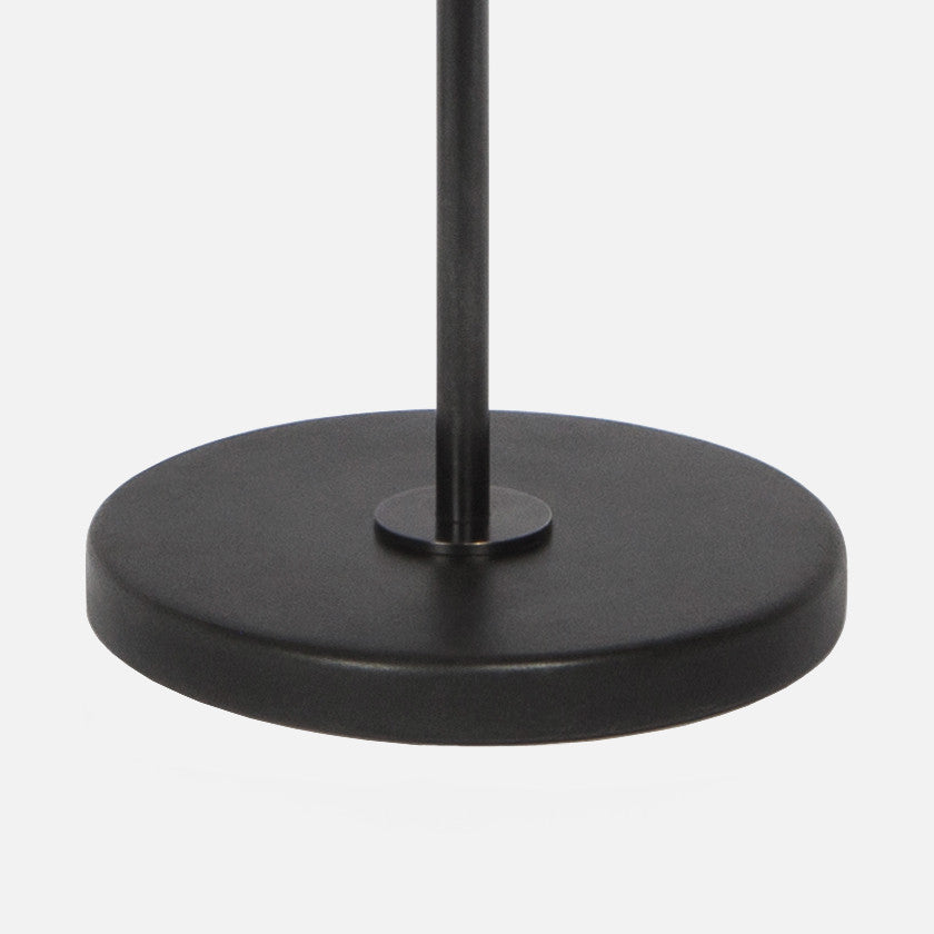 Otis Table Lamp with Honed Marble Base Detail