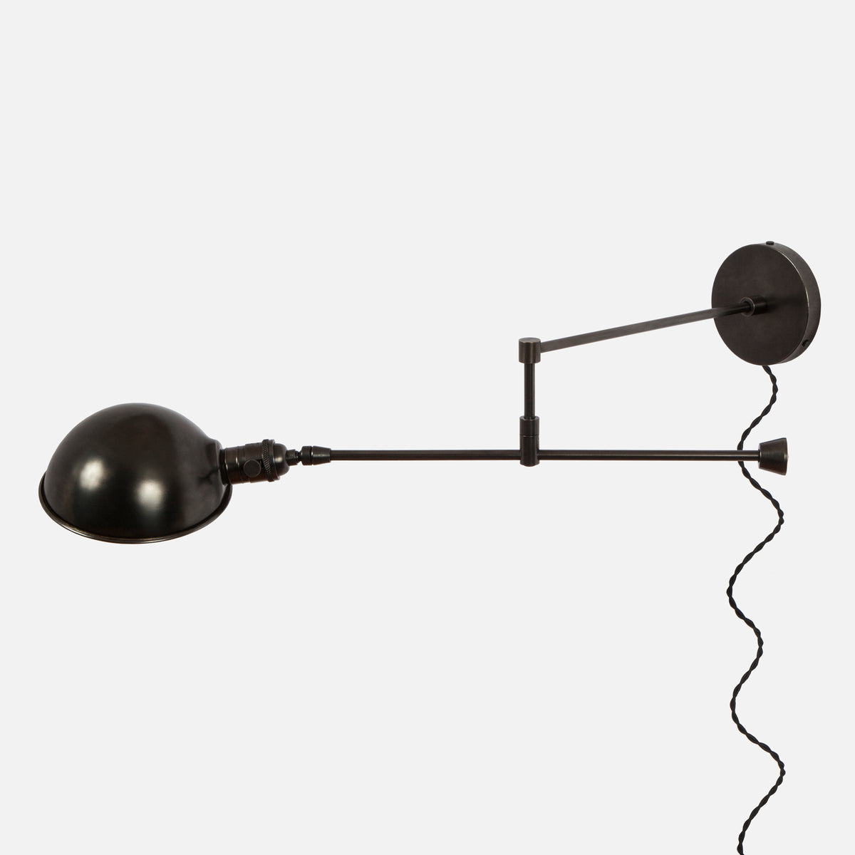 Plug In Swing Arm Counterbalance Wall Sconce