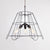 Vintage Lampshade Frame Chandelier - 3 Light